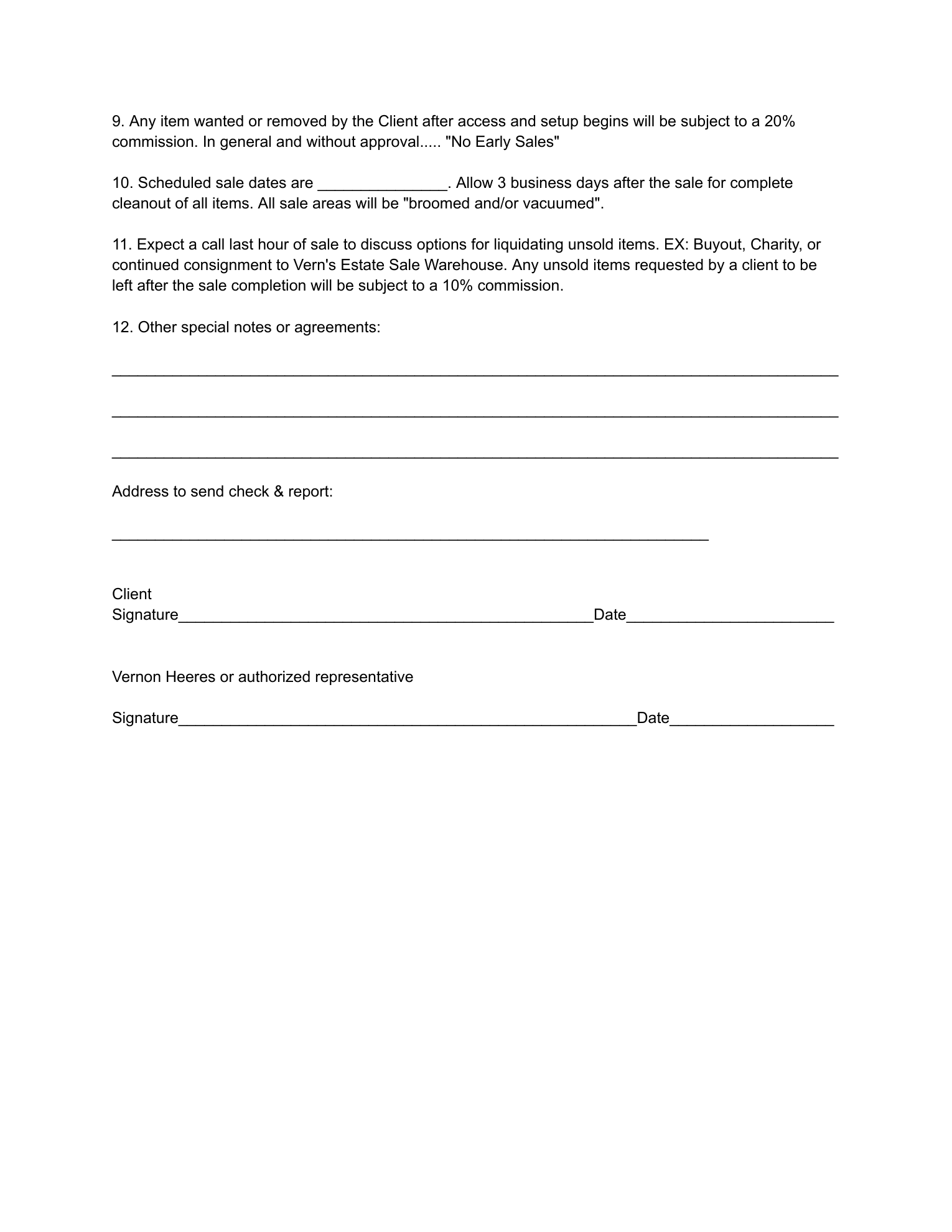Onsite Contract page 2 of 2